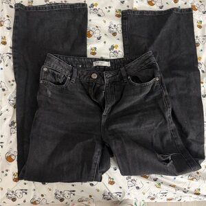 Garage Women's Dark Gray Straight Leg Jeans